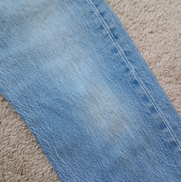 Levi 501 Skinny Jeans Size 28x28 Medium Wash - Picture 8 of 12